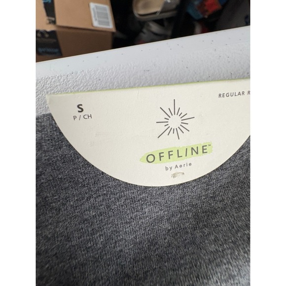 Aerie OFFLINE Leggings Regular Rise Athleisure Gray Leggings Size Small - Picture 3 of 4